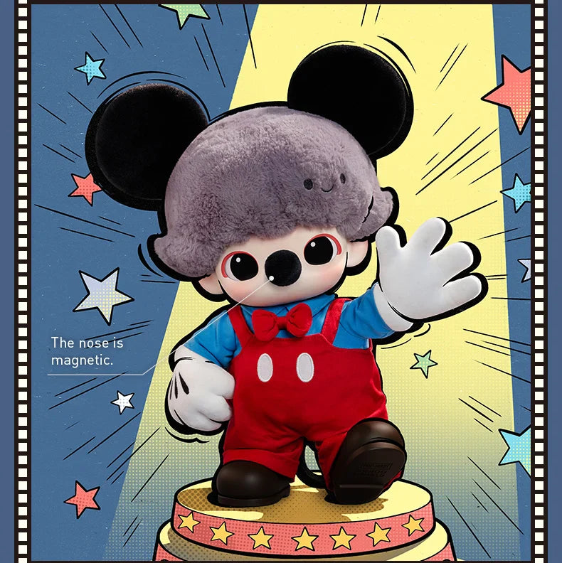 Genuine Pop Mart Dimoo World × Disney Series - Mickey Vinyl Plush Bag Animals - Tophatter Daily Deals