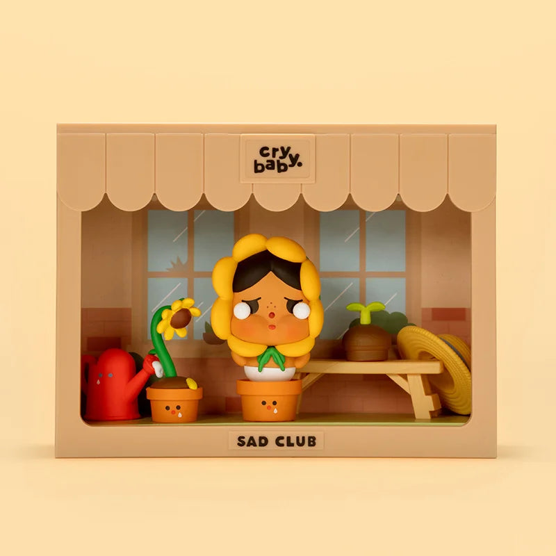 Genuine Pop Mart Crybaby Sad Club Series Figurine Scene Sets by Molly Flowers - Tophatter Daily Deals