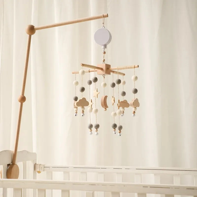 Hot Air Balloon Crib Mobile Newborn Sensory Toys Soothing - Tophatter Daily Deals