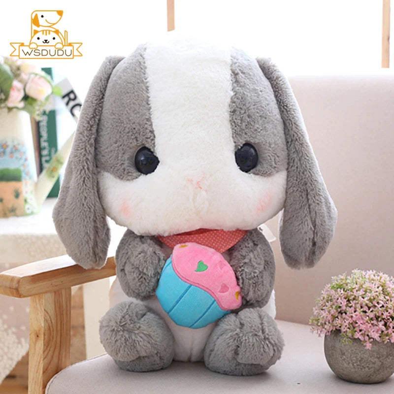 Large Bunny Rabbit Plush Toy Loppy Animals - Tophatter Daily Deals