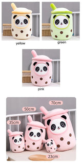 Cute Bubble Tea Plush Toy Stuffed Milk Tea Soft Boba Fruit Tea Cup Plushie Food - Tophatter Daily Deals