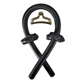 Heatless Curling Rod Headband No Heat Silk Curls Ribbon Hair Rollers Sleeping Soft Headband Lazy Hair Curlers Hair Styling Tools Black with Clip CHINA - Tophatter Daily Deals