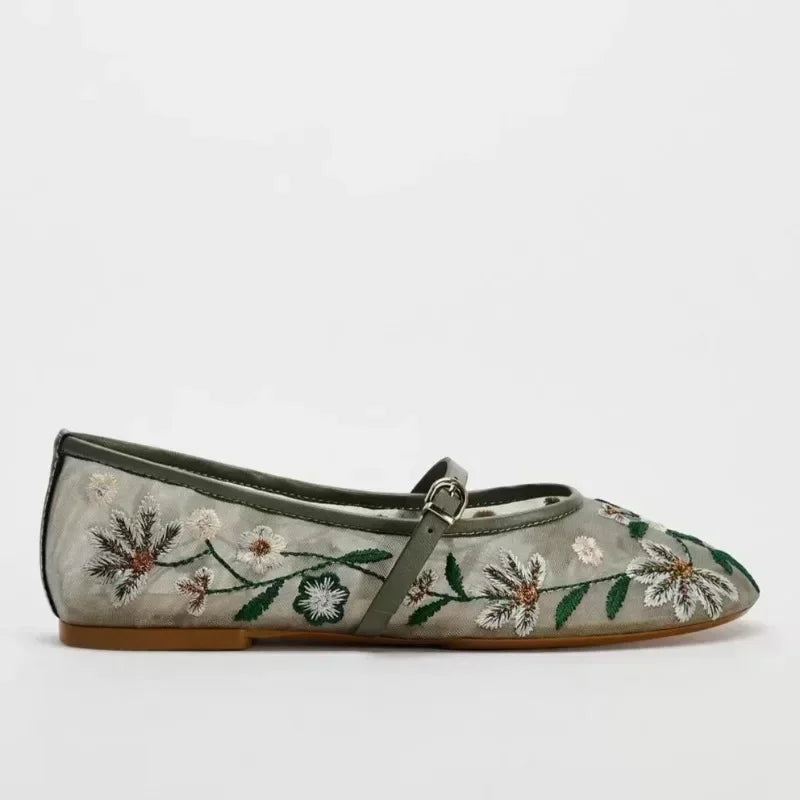 Breathable Womens Ballet Flats - Mary Jane, Mesh, Summer - Tophatter Daily Deals
