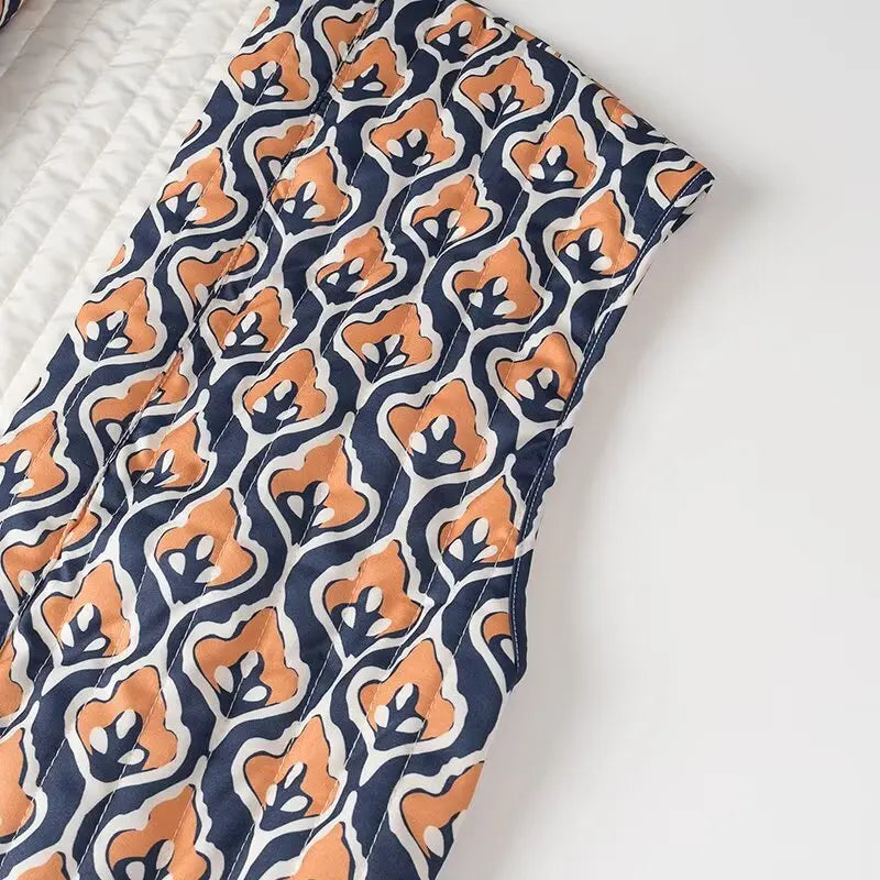 Insulating Women’s Quilted Vest - Loose Open Stitch, Cotton - Tophatter Daily Deals