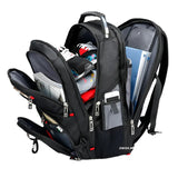Travel Backpack Breathable Back Pad Black Backpacks - Tophatter Daily Deals
