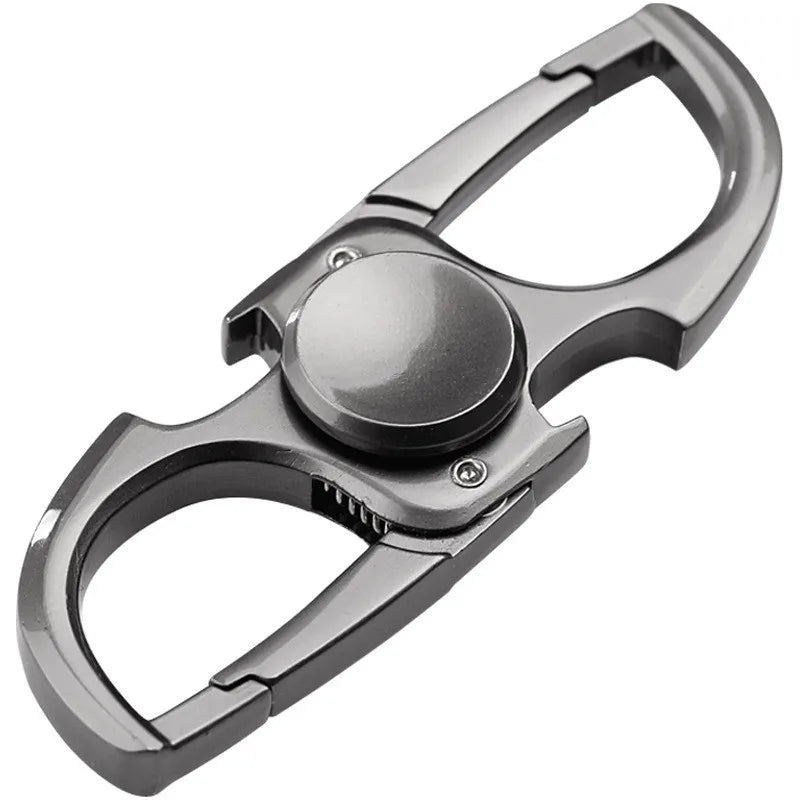 Fidget Spinner Keychain Stainless Steel EDC Gift 2025 - Tophatter Daily Deals