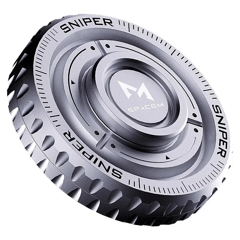 EDC Metal 3in1 Pushing Card Spinner Coin Stress Reliever - Tophatter Daily Deals