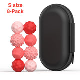 Magnetic Ball Fidget Toy Silicone Sensory Stress Relief S 8-pack Pink - Tophatter Daily Deals