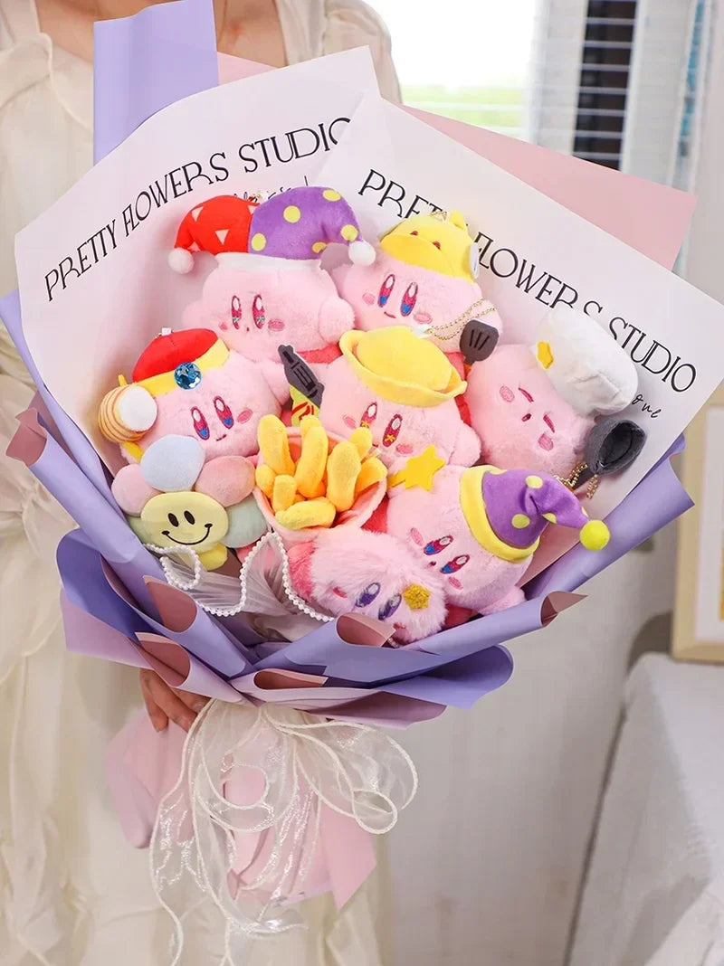 Pink Star Kirby Plush Bouquet Anime - Tophatter Daily Deals
