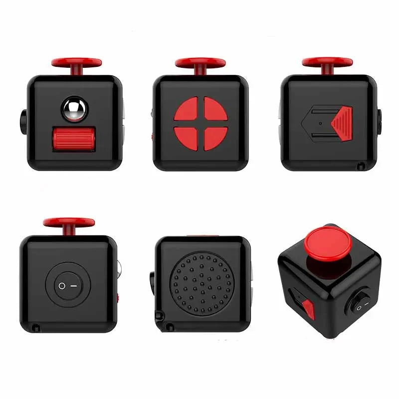 Fidget Cube Stress Relief Toy Sensory Dice For Focus - Tophatter Daily Deals