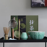 Ceramic Matcha Tea Set With Bamboo Whisk Gift Box Kit - Tophatter Daily Deals