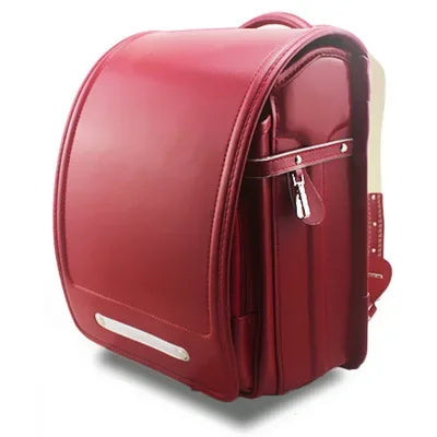 School Backpack PU Leather for Kids Students (Wine Red) Luggage & Bags > Backpacks > School Backpacks - Tophatter Daily Deals