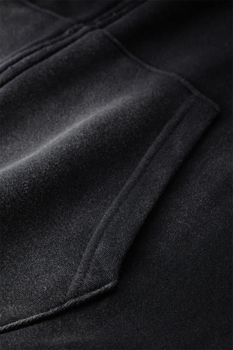 Warm Relaxed Men's Zip Up Hoodie - Oversize, Plush, Winter - Tophatter Daily Deals