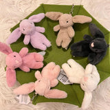 Rabbit Plush Keychain Cute Bunny Bag Charm Soft Gift - Tophatter Daily Deals