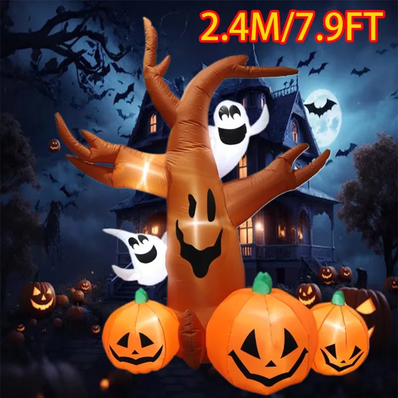 Inflatable Halloween Decoration Pumpkin Tree Outdoor Fall 2025 SPTree-1403 - Tophatter Daily Deals