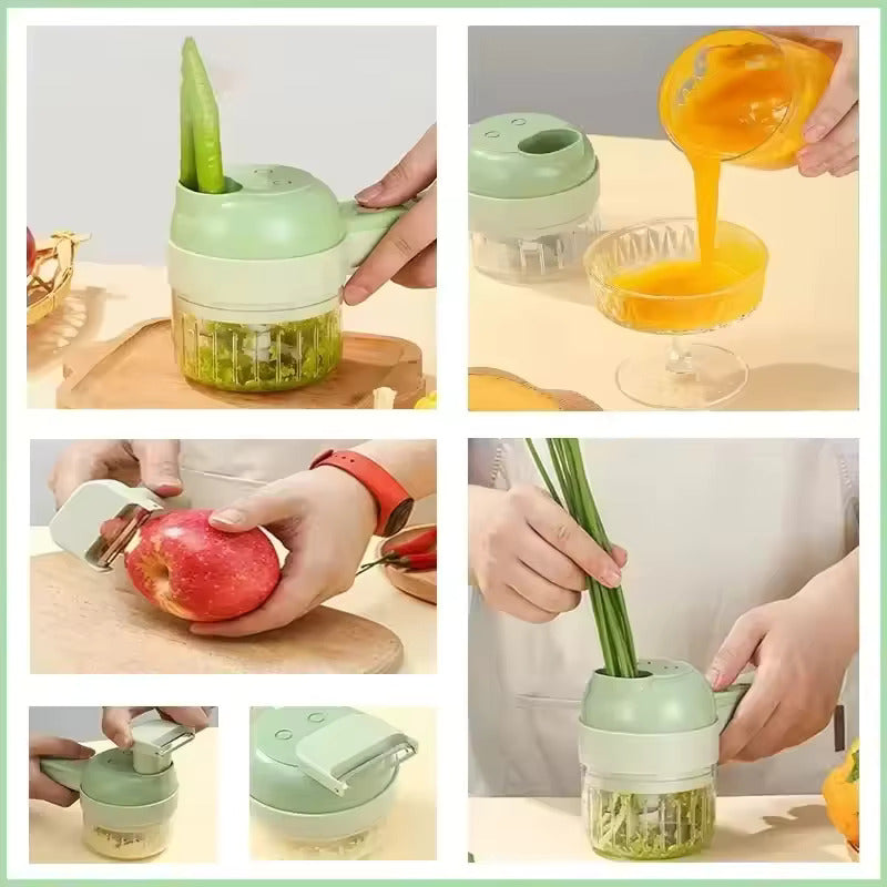 Multi functional electric vegetable slicers Electric Vegetable Slicers - Tophatter Daily Deals
