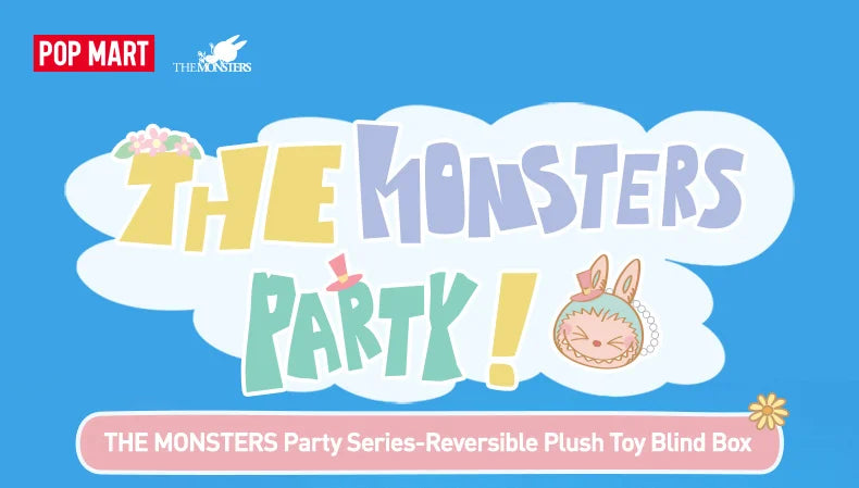 Genuine Pop Mart The Monsters Labubu Party Series - Reversible Plush Mystery Box Mythical - Tophatter Daily Deals