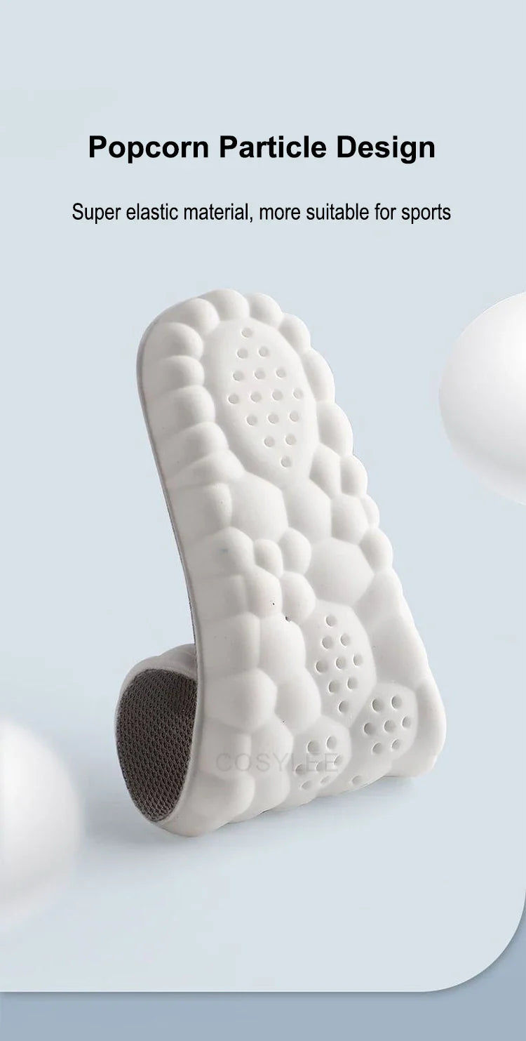 Sport Latex Insoles with Arch Support – Breathable Cushion Plantar Fascia Insole - Tophatter Daily Deals