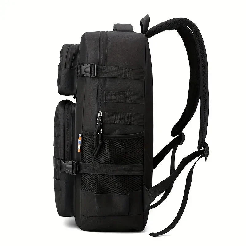 Tactical Backpack Multi-Layer Camping Black Backpacks - Tophatter Daily Deals