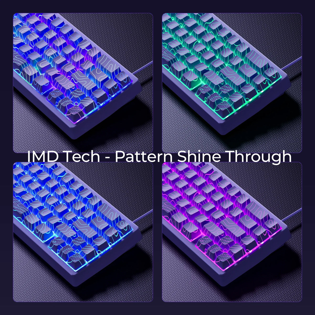 Mechanical Keyboard M67 67 Key Gasket Hot Swappable RGB - Tophatter Daily Deals
