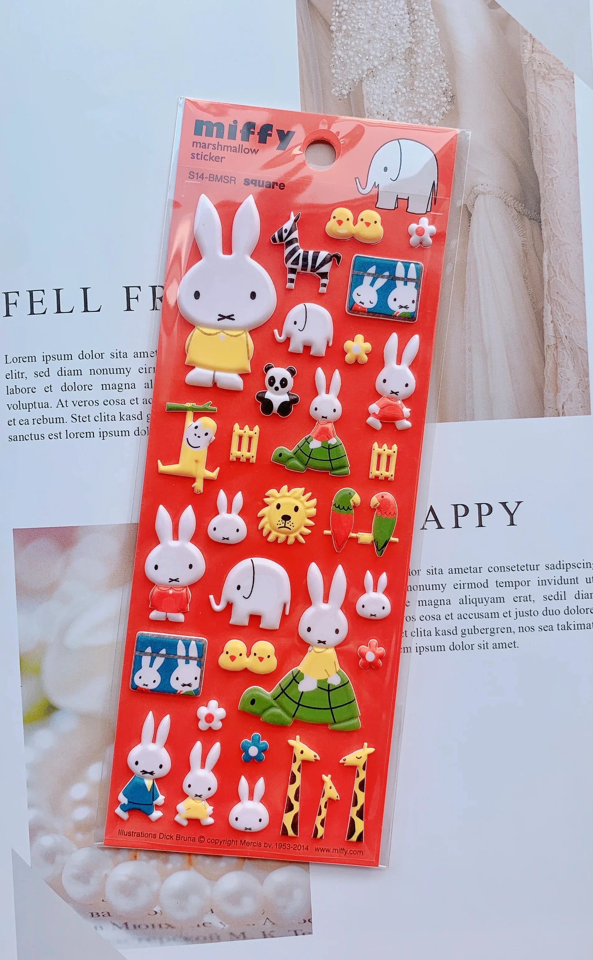 Miffy 3D Stickers Animals - Tophatter Daily Deals