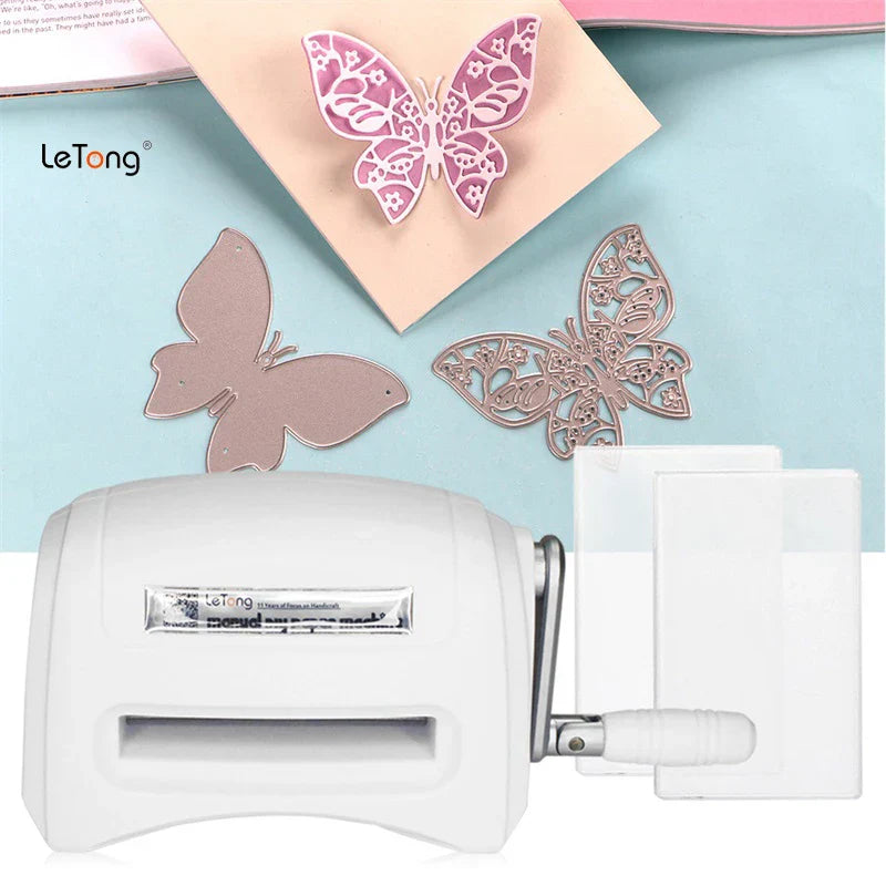 Portable Manual Die Cutting And Embossing Machine For Cards - Tophatter Daily Deals