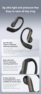 AI Translation Earbuds With Noise Canceling Ear Hook Sports - Tophatter Daily Deals