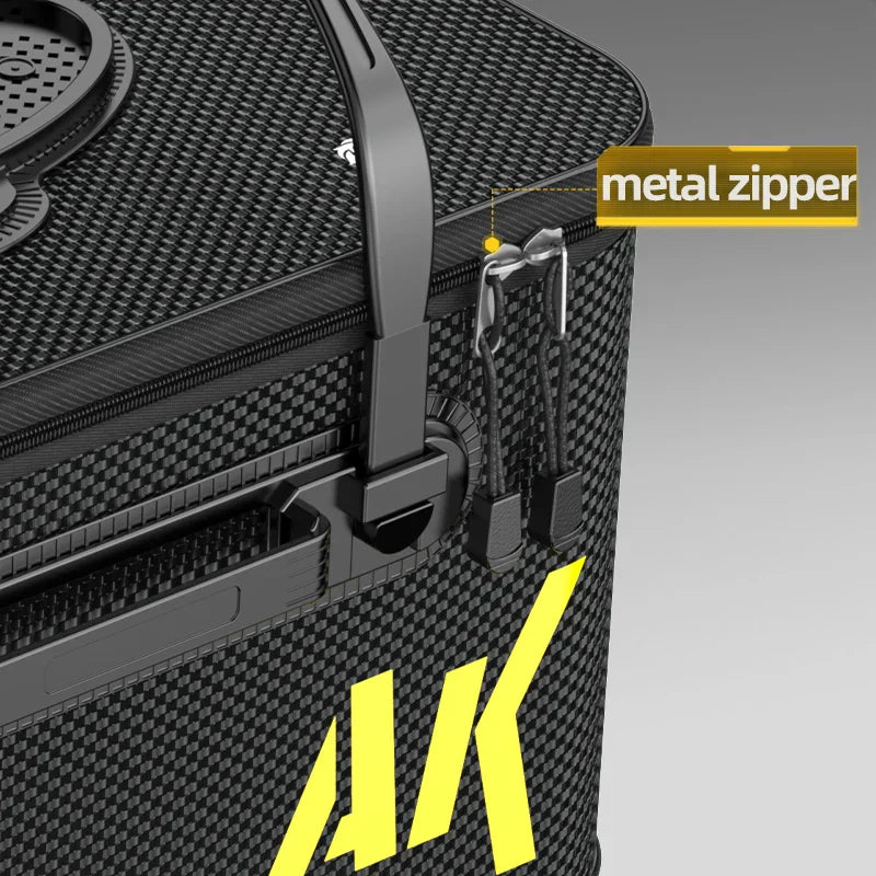 30L Foldable Portable Water Bucket Black Duffel Bags - Tophatter Daily Deals