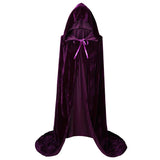 Hocus Pocus Cloak Hooded Cosplay Cape Halloween 2025 Purple - Tophatter Daily Deals