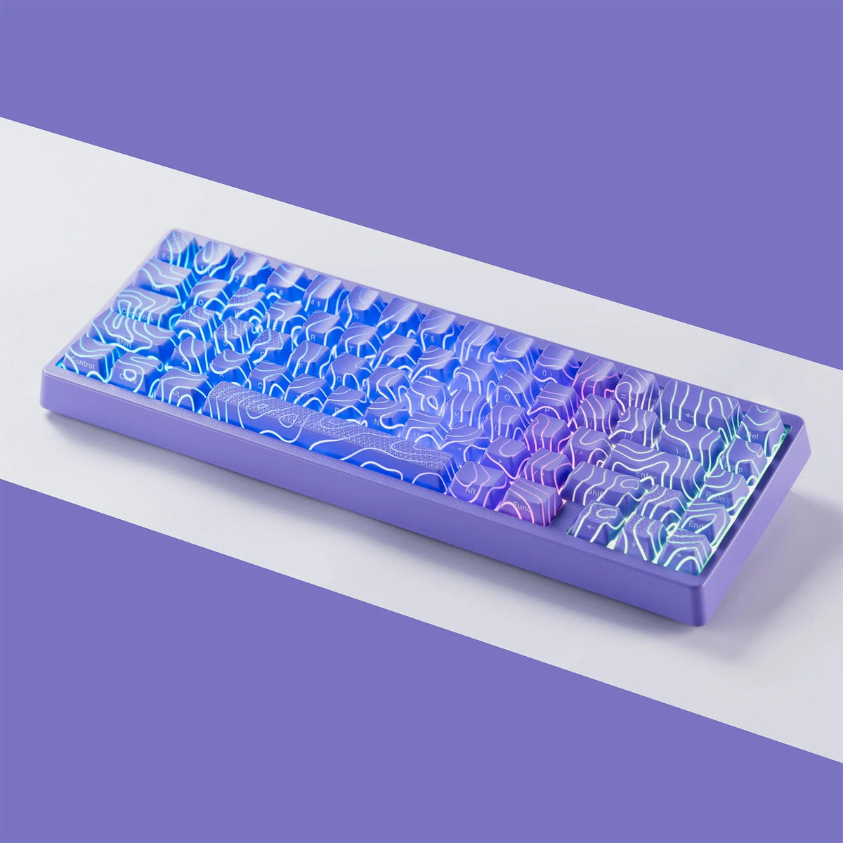 Mechanical Keyboard M67 67 Key Gasket Hot Swappable RGB - Tophatter Daily Deals