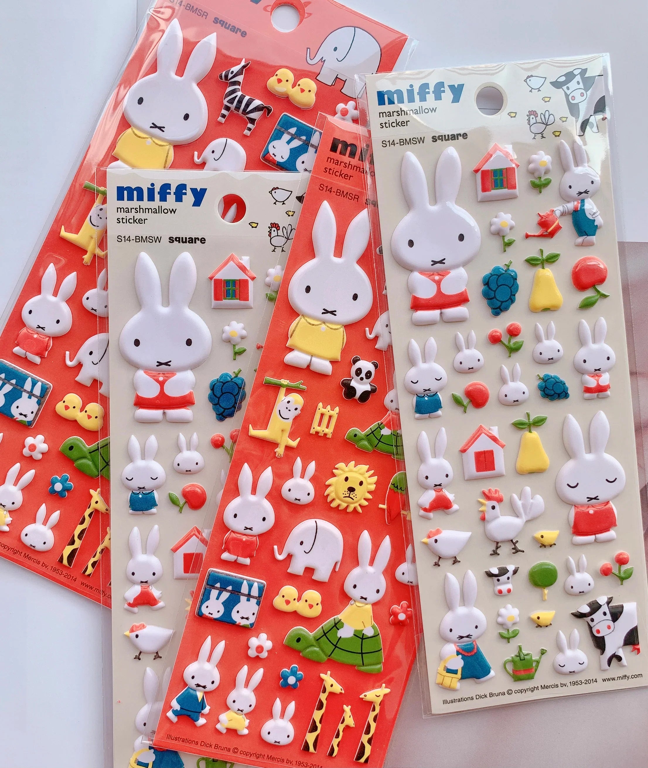 Miffy 3D Stickers Animals - Tophatter Daily Deals