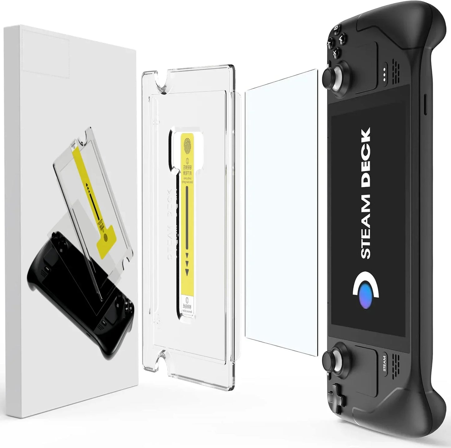 7 Inch Tempered Glass Screen Protector For Handheld OLED Default Title - Tophatter Daily Deals
