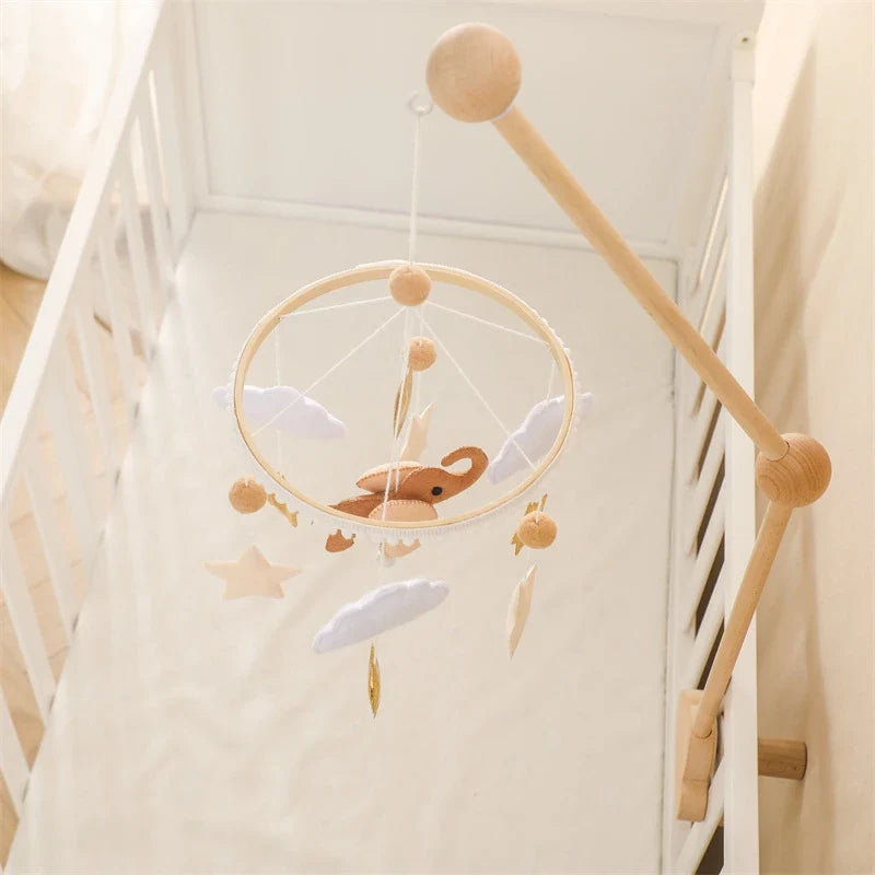 Hot Air Balloon Crib Mobile Newborn Sensory Toys Soothing - Tophatter Daily Deals