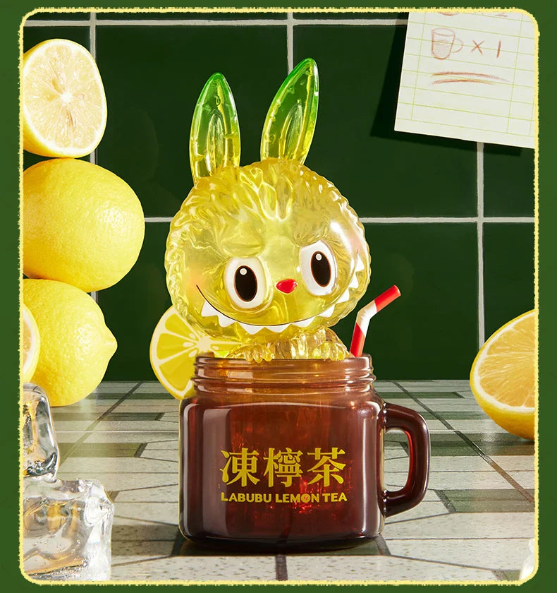 Genuine Pop Mart The Monsters Labubu Lemon Tea Limited Figurine Mythical - Tophatter Daily Deals