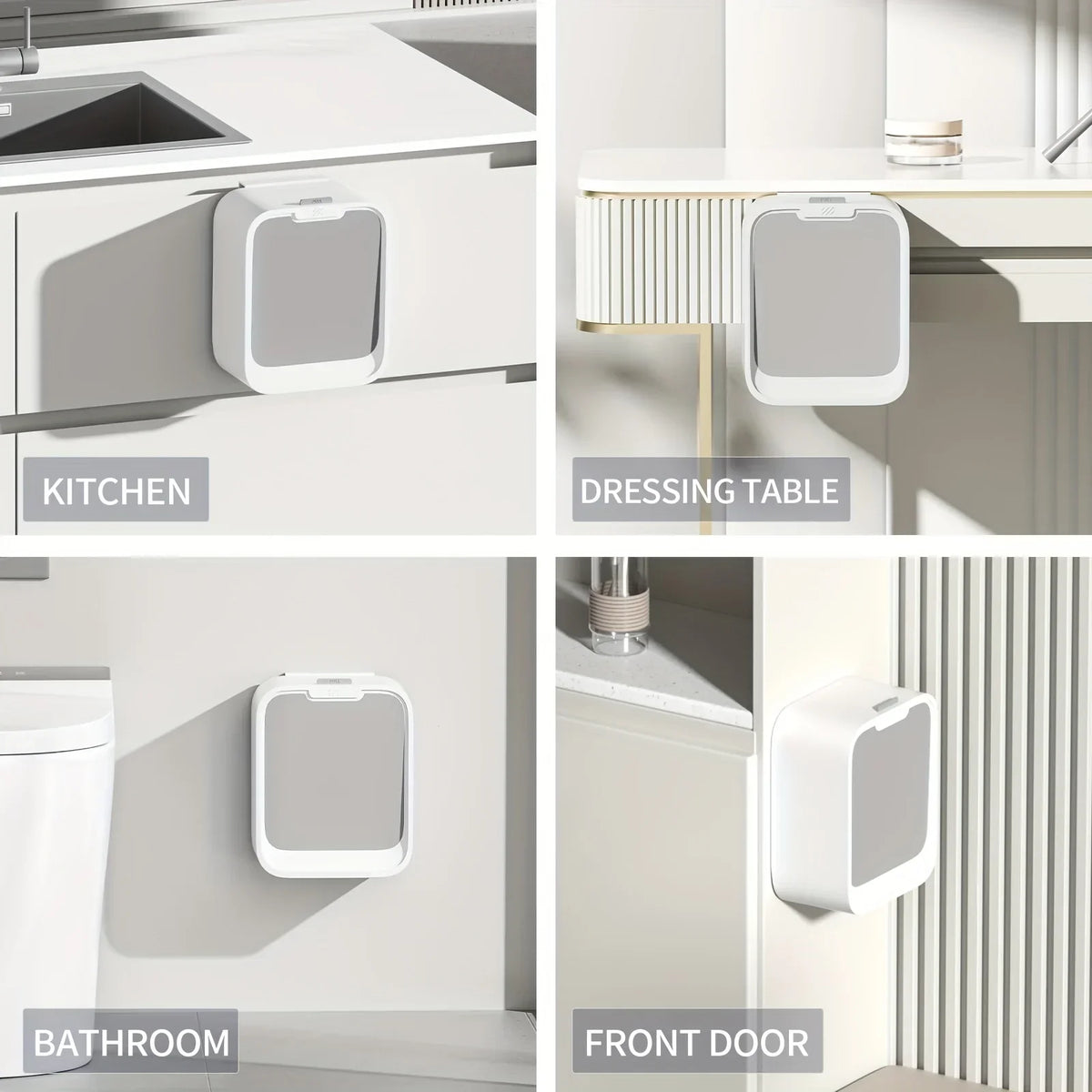 Motion Sensor Trash Can Hanging Bin For Cabinet Door - Tophatter Daily Deals