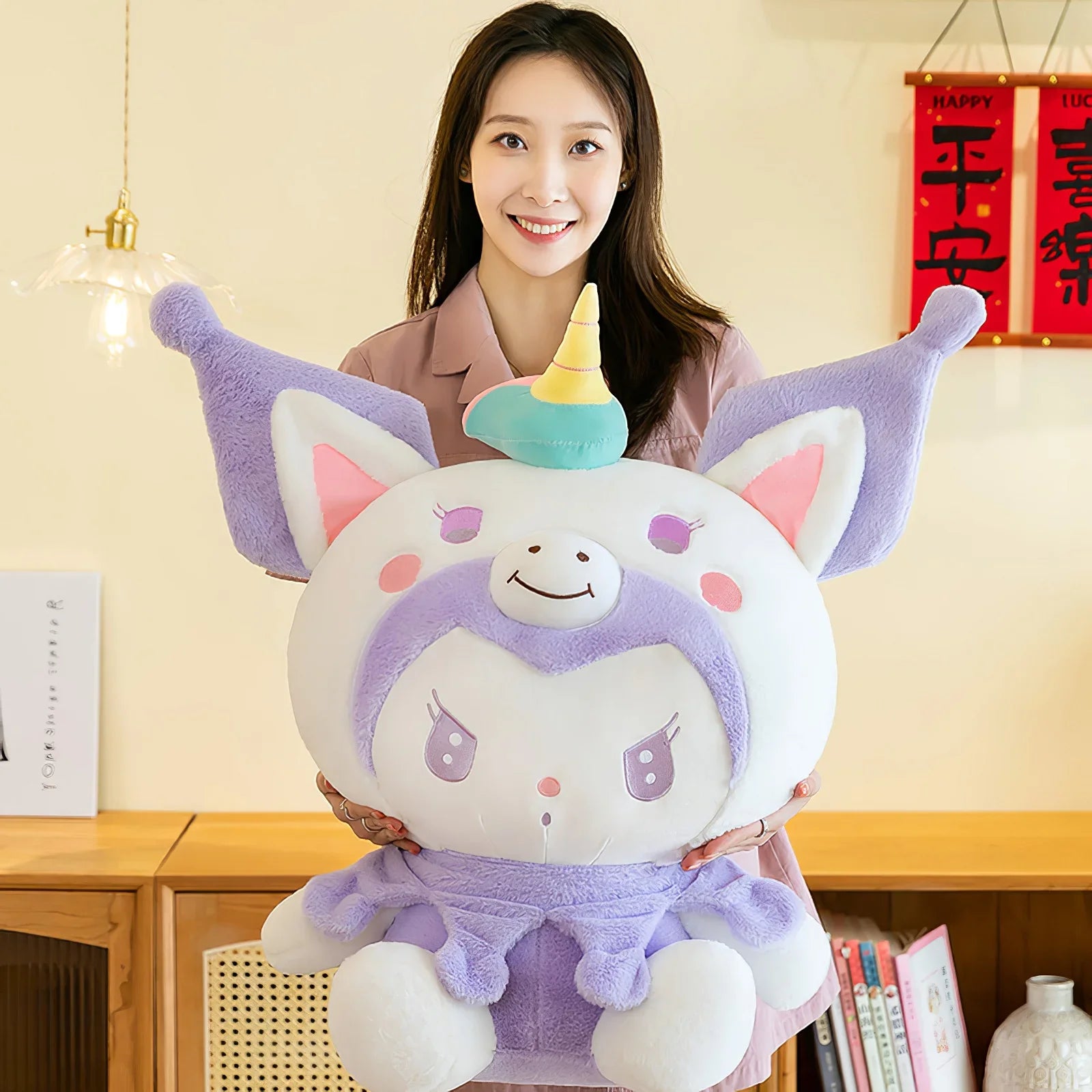 Sanrio Kuromi Unicorn Plush Toy Anime - Tophatter Daily Deals