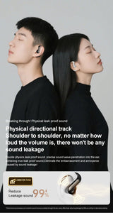 AI Translation Earbuds With Noise Canceling Ear Hook Sports - Tophatter Daily Deals