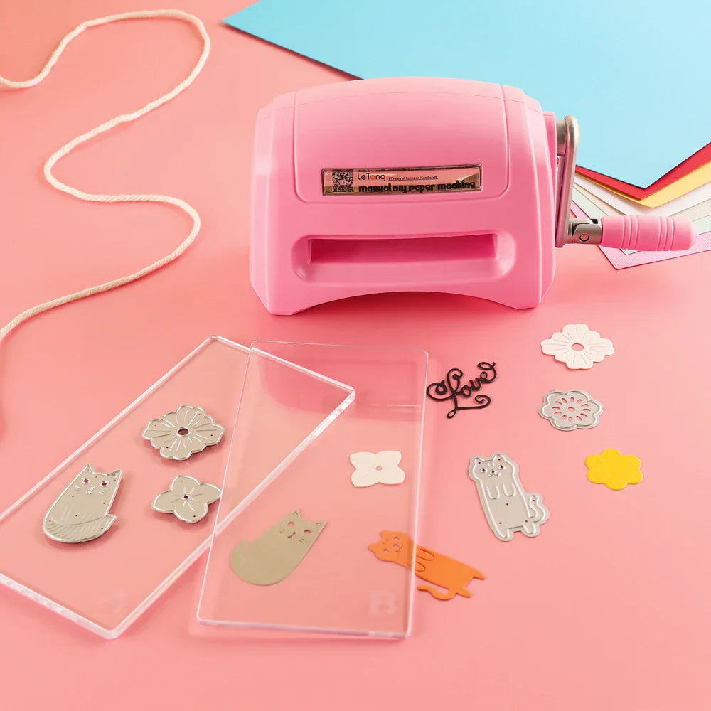 Die Cutting Machine Mini Handheld For DIY Scrapbooking - Tophatter Daily Deals