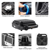 4200W Camping Gas Stove Black Camp Cooking - Tophatter Daily Deals