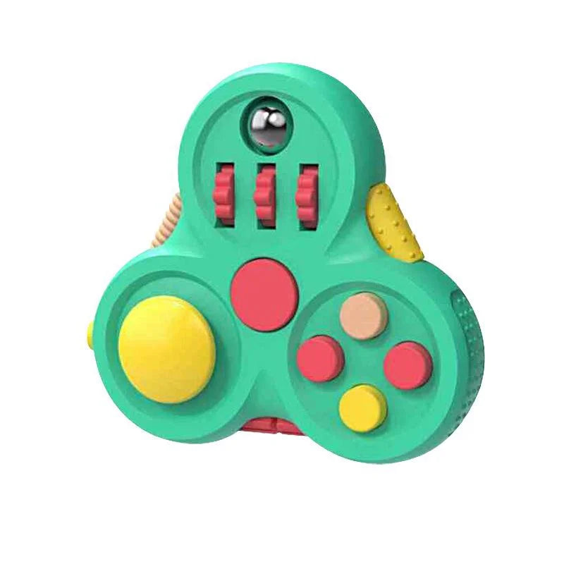 Fidget Toy Rotating Magic Spinner Calming Focus 2025 Green - Tophatter Daily Deals