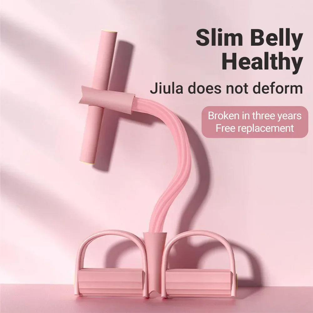 Resistance Band 6 Tube Pedal Puller Fitness Trainer - Tophatter Daily Deals