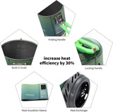 2200W Outdoor Gas Cooking System Green Camp Cooking - Tophatter Daily Deals