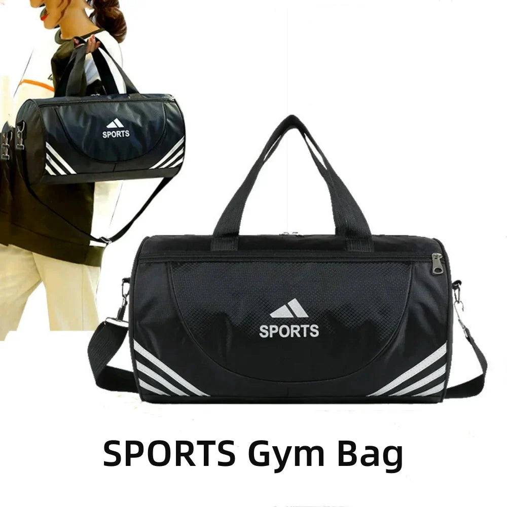 Waterproof Ultralight Bag Sports Travel Black Duffel Bags - Tophatter Daily Deals