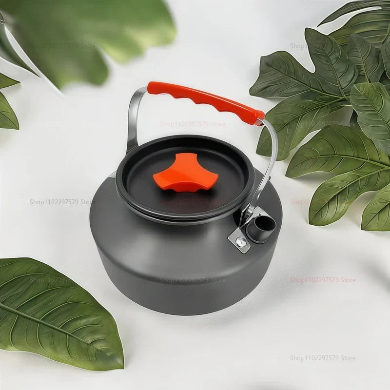 Pot Kettle Camping Cookware Set Grey Camp Cooking - Tophatter Daily Deals