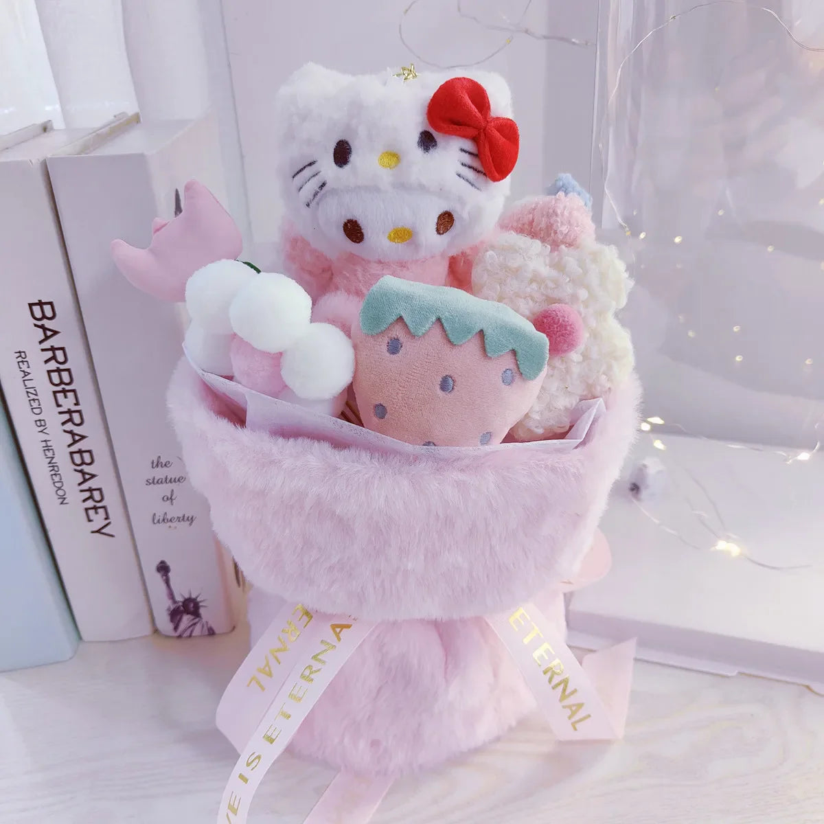Sanrio Hello Kitty Plush Toy Bouquet Flowers - Tophatter Daily Deals