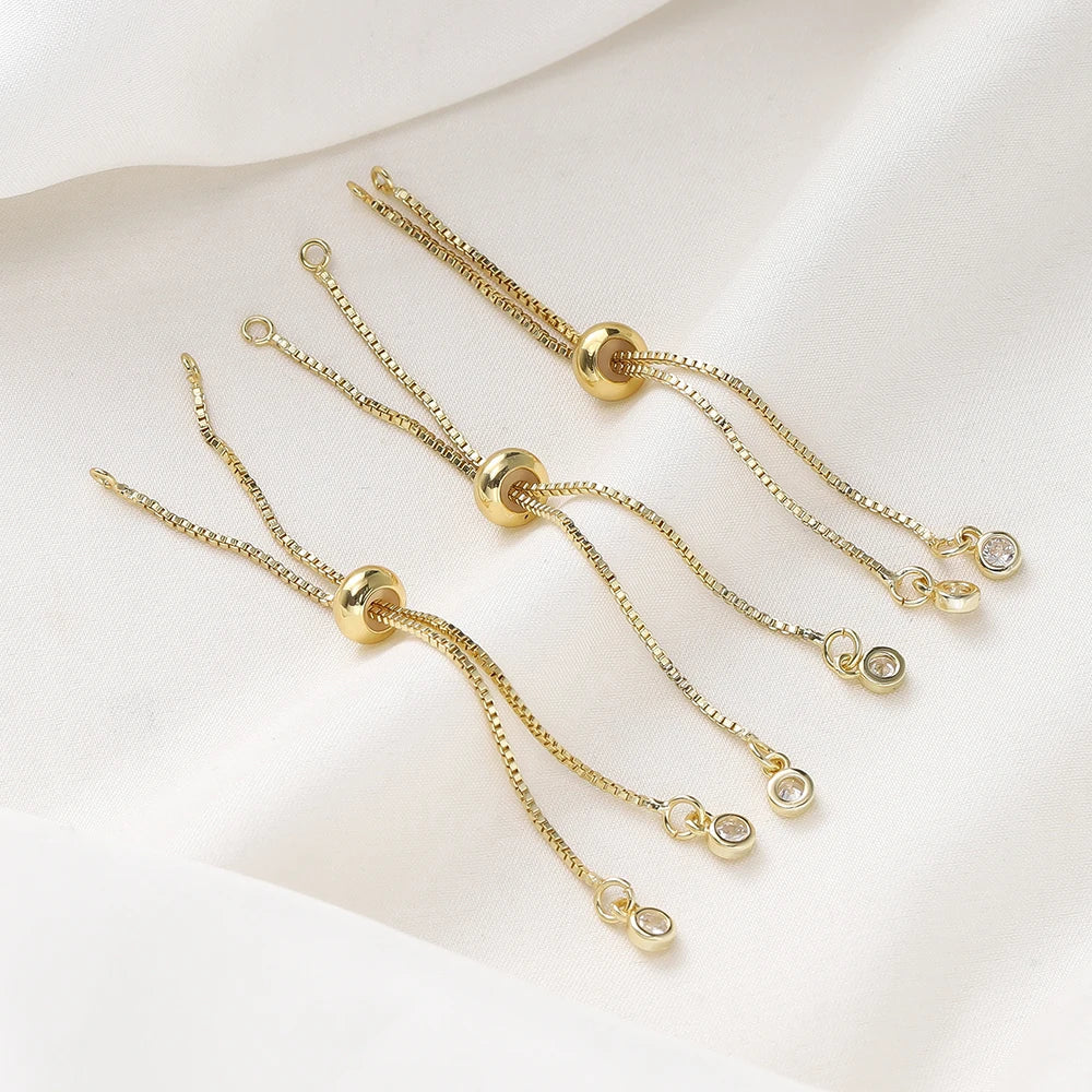 Adjustable Slider Chains For DIY Bracelet Making Accessories - Tophatter Daily Deals