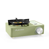 5800W Camping Gas Stove High Firepower Cassette Green Camp Cooking - Tophatter Daily Deals