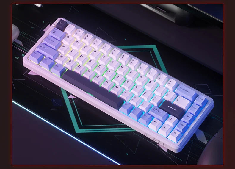 Mechanical Keyboard Sixty Mini Wireless ARGB Magnetic Hall - Tophatter Daily Deals