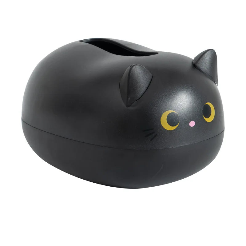 Kawaii Cat Tissue Box Black Cat Animals - Tophatter Daily Deals