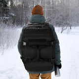 3-in-1 Travel Duffel Bag Convertible Black Duffel Bags - Tophatter Daily Deals